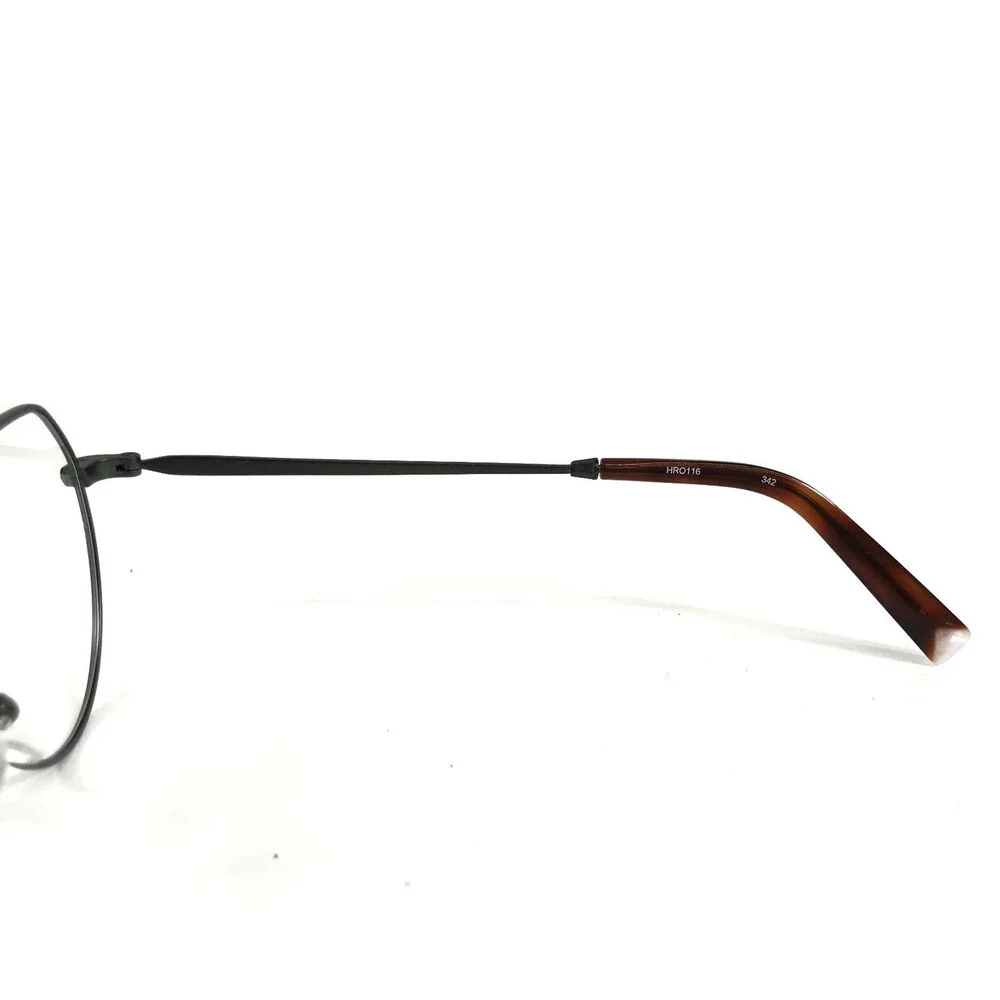 Harper Roe Eyeglasses Frames HRO116 342 Black Round Wire Rim 47-20-140